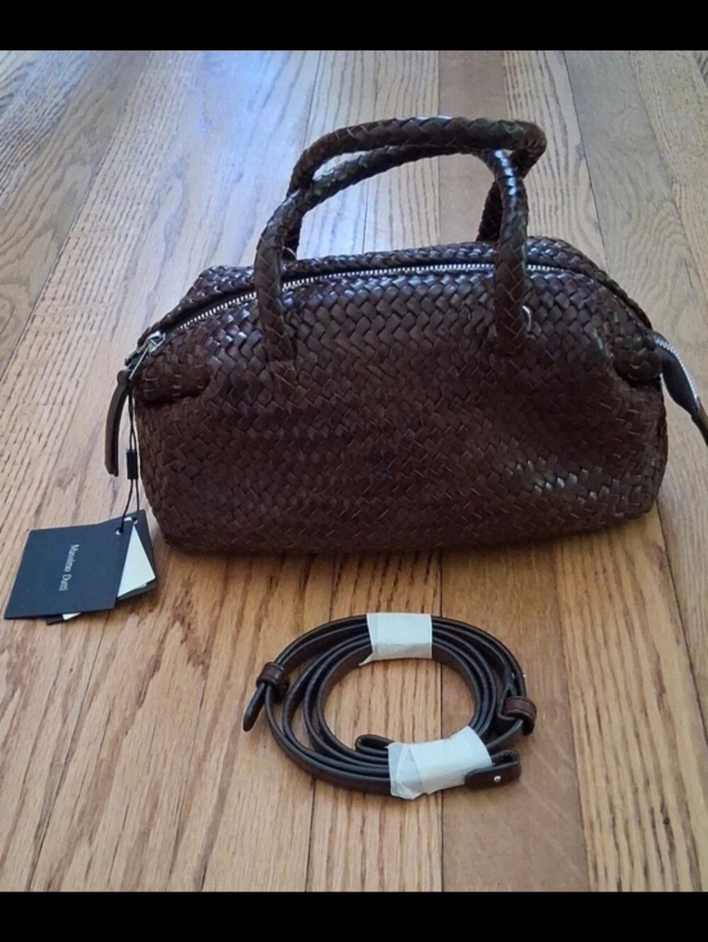Massimo Dutti Woven Satchel